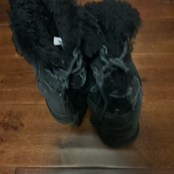 Black UGGs women’s size 8 with tie tassels - Picture 2 of 3